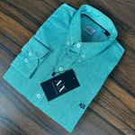 Camisa Manga Longa Armani Verde 
