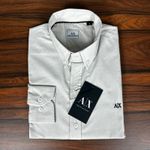 Camisa Manga Longa Armani Bege