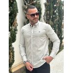 Camisa Manga Longa Armani Bege