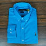 Camisa Manga Longa PRL Azul