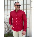 Camisa Manga Longa CK Vermelho
