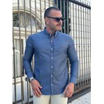 Camisa Manga Longa PRL Azul