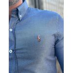 Camisa Manga Longa PRL Azul