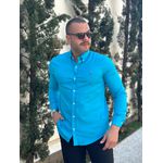 Camisa Manga Longa PRL Azul