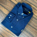 Camisa Manga Longa PRL Azul .