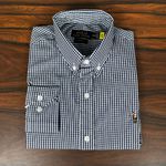 Camisa Manga Longa PRL Xadrez Azul