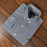 Camisa Manga Longa PRL Xadrez Azul