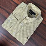 Camisa Manga Longa PRL Xadrez Amarelo