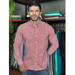 Camisa Manga Longa PRL Xadrez Vermelho