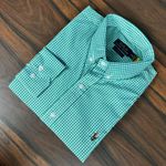 Camisa Manga Longa PRL Xadrez Verde