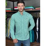Camisa Manga Longa PRL Xadrez Verde