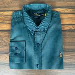 Camisa Manga Longa PRL Xadrez Verde
