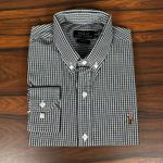 Camisa Manga Longa PRL Xadrez Preto