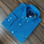 Camisa Manga Longa PRL Xadrez Azul
