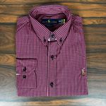 Camisa Manga Longa PRL Xadrez.