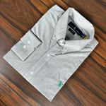 Camisa Manga Longa PRL Cinza.