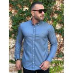 Camisa Manga Longa PRL Azul. 