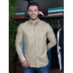 Camisa Manga Longa PRL Caqui. 