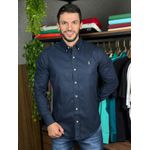 Camisa Manga Longa PRL Azul. 