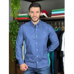 Camisa Manga Longa PRL Azul. 