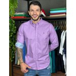 Camisa Manga Longa PRL Lilás. 
