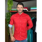 Camisa Manga Longa PRL Vermelho.