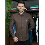 Camisa Manga Longa PRL Marrom
