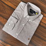 Camisa Manga Longa PRL Marrom Claro 