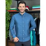 Camisa Manga Longa PRL Azul 