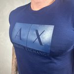 Camiseta Armani Azul 