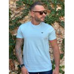 Camiseta Armani Azul Bebê