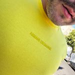 Camiseta Armani Amarelo 