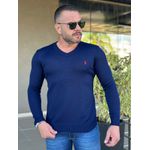 Suéter PRL Gola V Azul