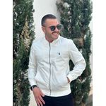 Jaqueta Zíper PRL Off White Impermeável