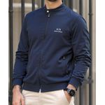 Jaqueta Zíper Armani Azul
