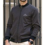 Jaqueta Zíper Armani Preto