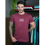 Camiseta Armani Vinho