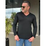 Suéter TH Gola V Preto. 