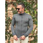 Jaqueta Zíper PRL Chumbo. 