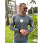 Suéter Burberry Cinza.