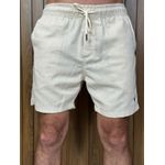 Bermuda Linho Peruano PRL Creme.