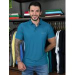  Polo Poliamida TH Verde Petróleo.