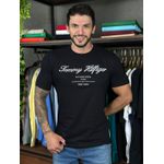 Camiseta TH Preto. 