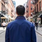 Jaqueta Zíper PRL Azul