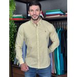 Camisa Manga Longa PRL Xadrez Amarelo