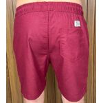 Bermuda Linho Peruano PRL Vinho.