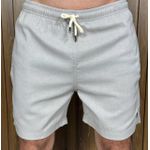 Bermuda Linho Peruano PRL Cinza.