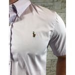 Camisa Manga Curta PRL Lilás⭐