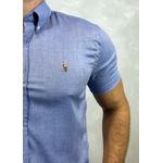 Camisa Manga Curta PRL Azul ⭐