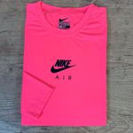 Camiseta Nike Dry Fit Manga Longa Rosa